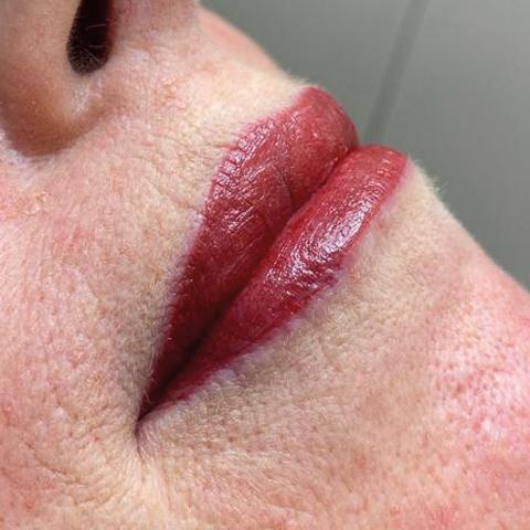 lippen, schoonheidssalon Nathalie